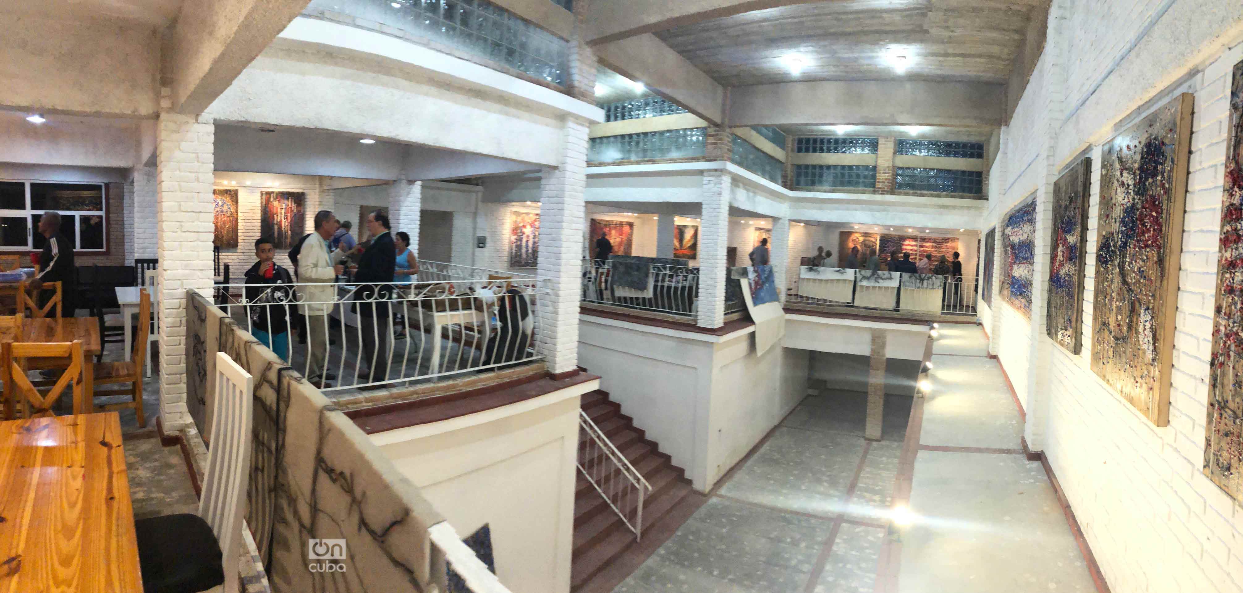 Casa y estudio de Michel Mirabal en La Habana.