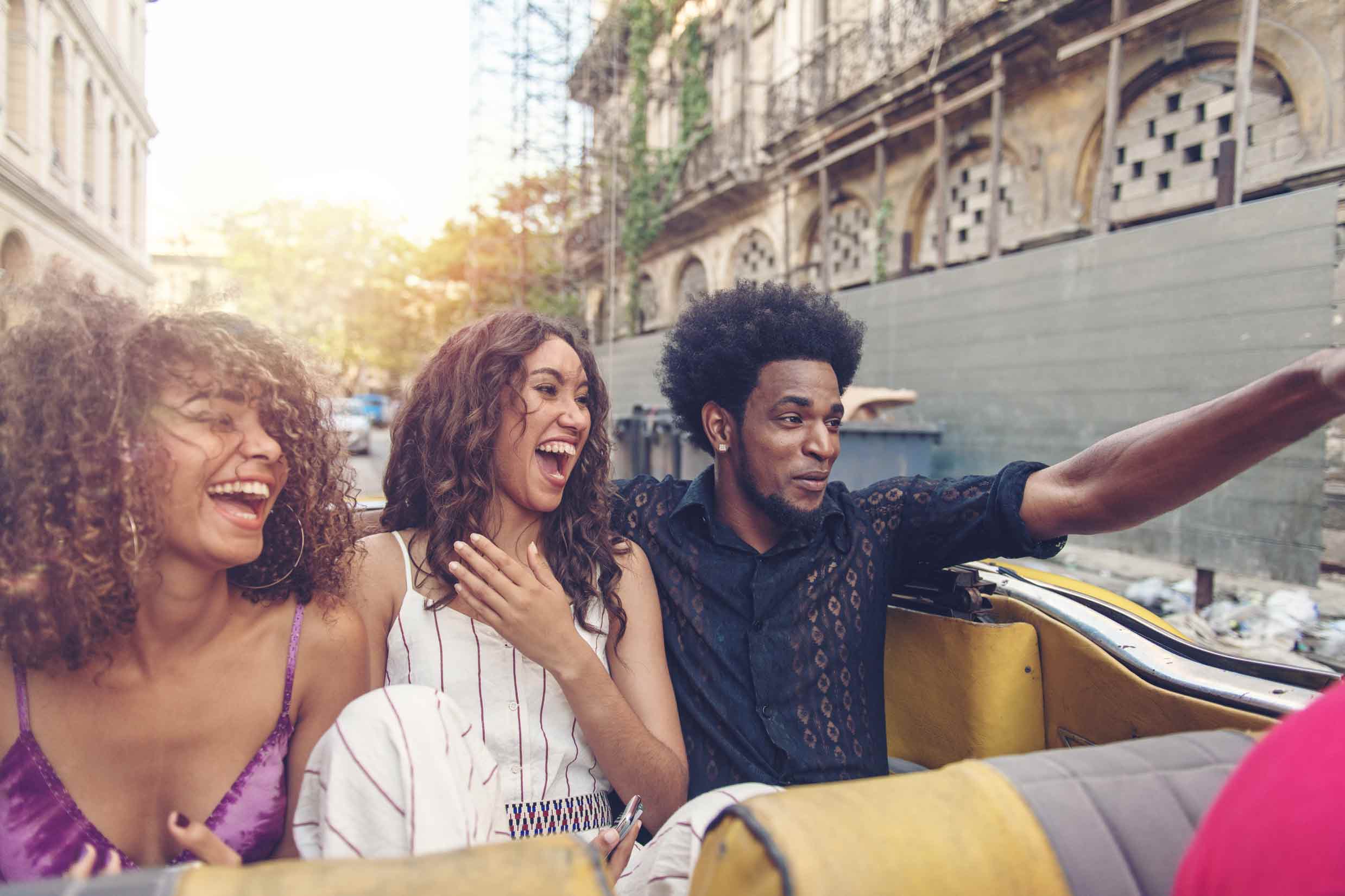 A ride through Havana on American Classic Cars