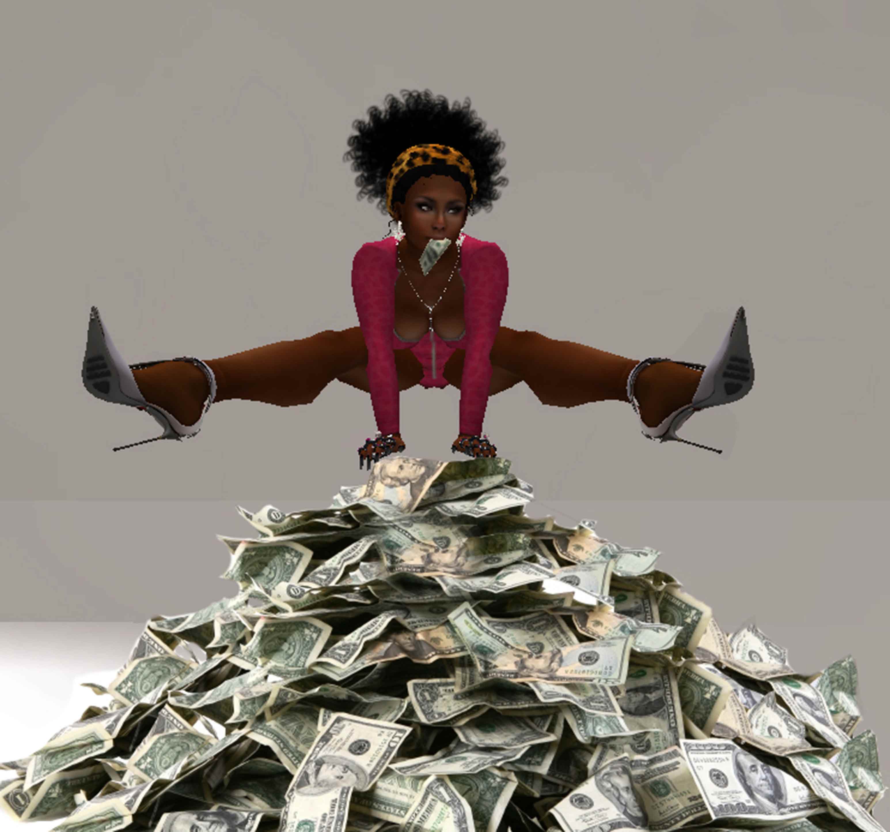 Susana Pilar Delahante Matienzo (La Habana, 1984), 'Dominadora inmaterial' / 'Inmaterial Dommes', Second Life (Net Art), 2012-2013